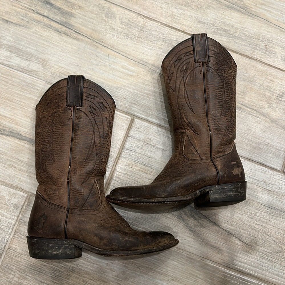 Frye Cowboy Boots Billy 6 - Picture 2 of 5